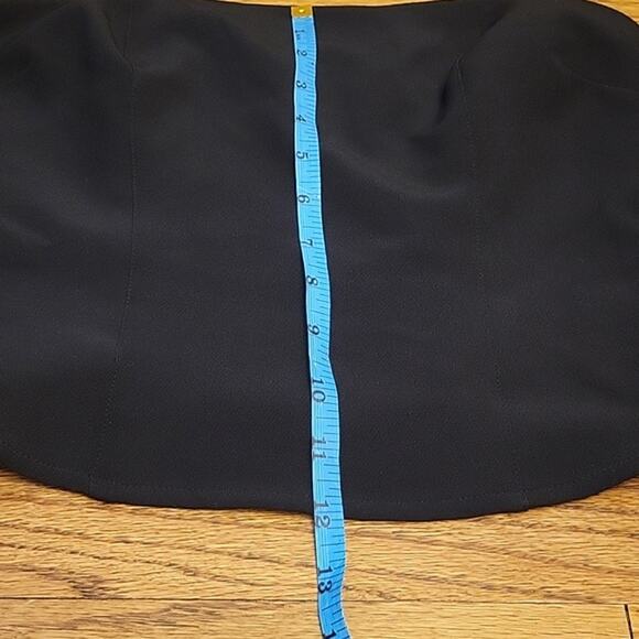NWT Black‎ Bandeau Top Smocked Back Layering Office Siren Minimalist Elegant - S - Picture 4 of 6